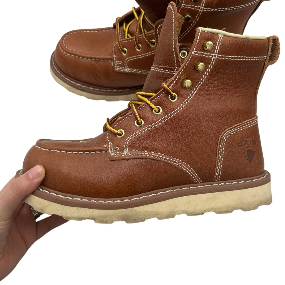 Herman Survivors Oakridge Leather Steel Toe Work Boots